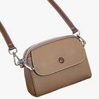 Ruime schoudertas voor dames met meerdere vakken