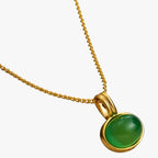Vintage Necklace with Tiger's Eye Stone Pendant