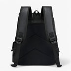 Sleek Spacious PU Leather Laptop and Book Backpack