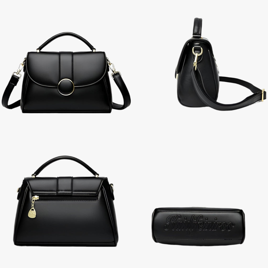Compact Clean-Lined Lightweight Everyday Shoulder Bag