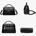 Compact Clean-Lined Lightweight Everyday Shoulder Bag