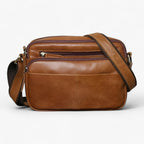 Premium Matte Leather Brown Everyday Shoulder Bag