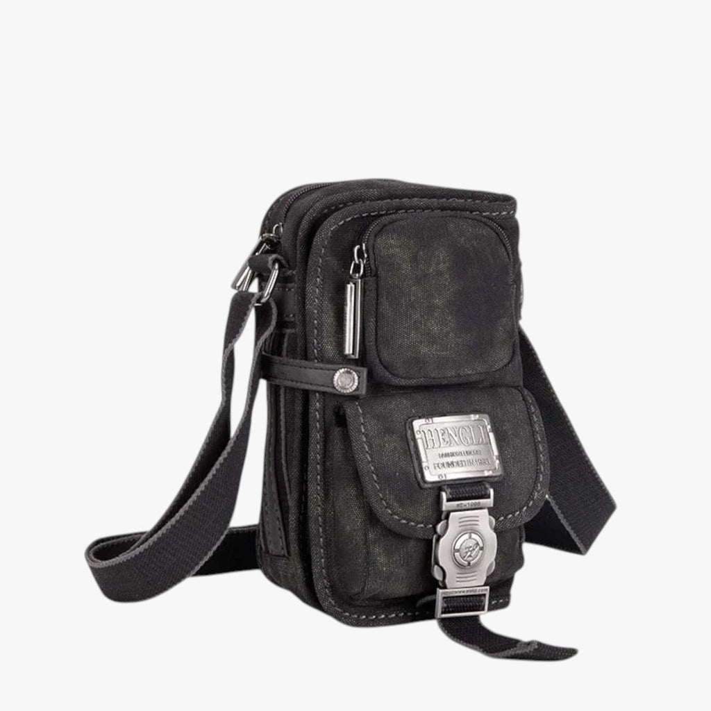 Geweven stoffen handsfree crossbody-reistas