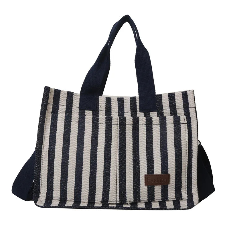 Roomy Canvas Laptop Shoulder Bag for Day Trips and Travel