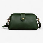 Small Genuine Cow Leather Lightweight Shoulder Bag