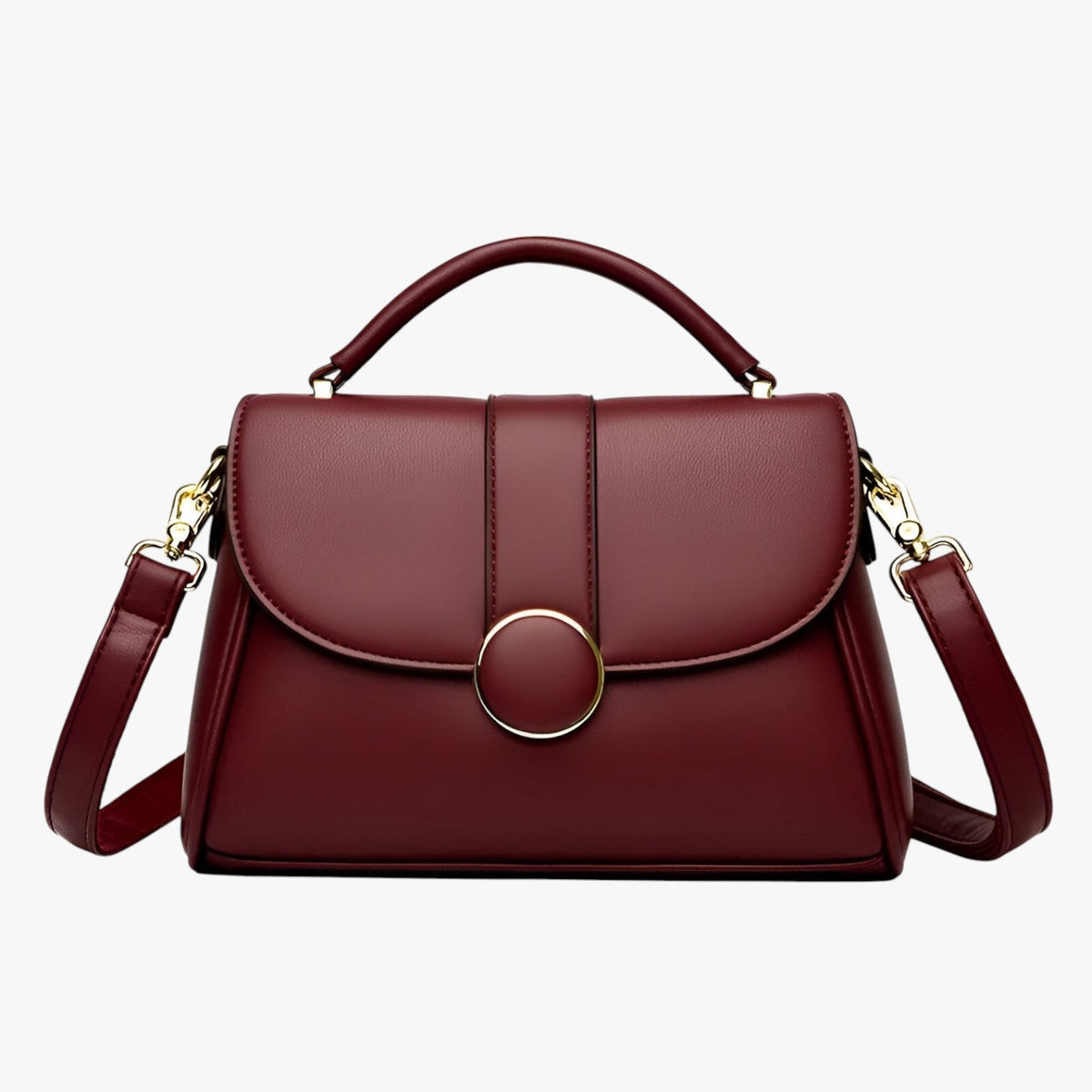 Compact Clean-Lined Lightweight Everyday Shoulder Bag