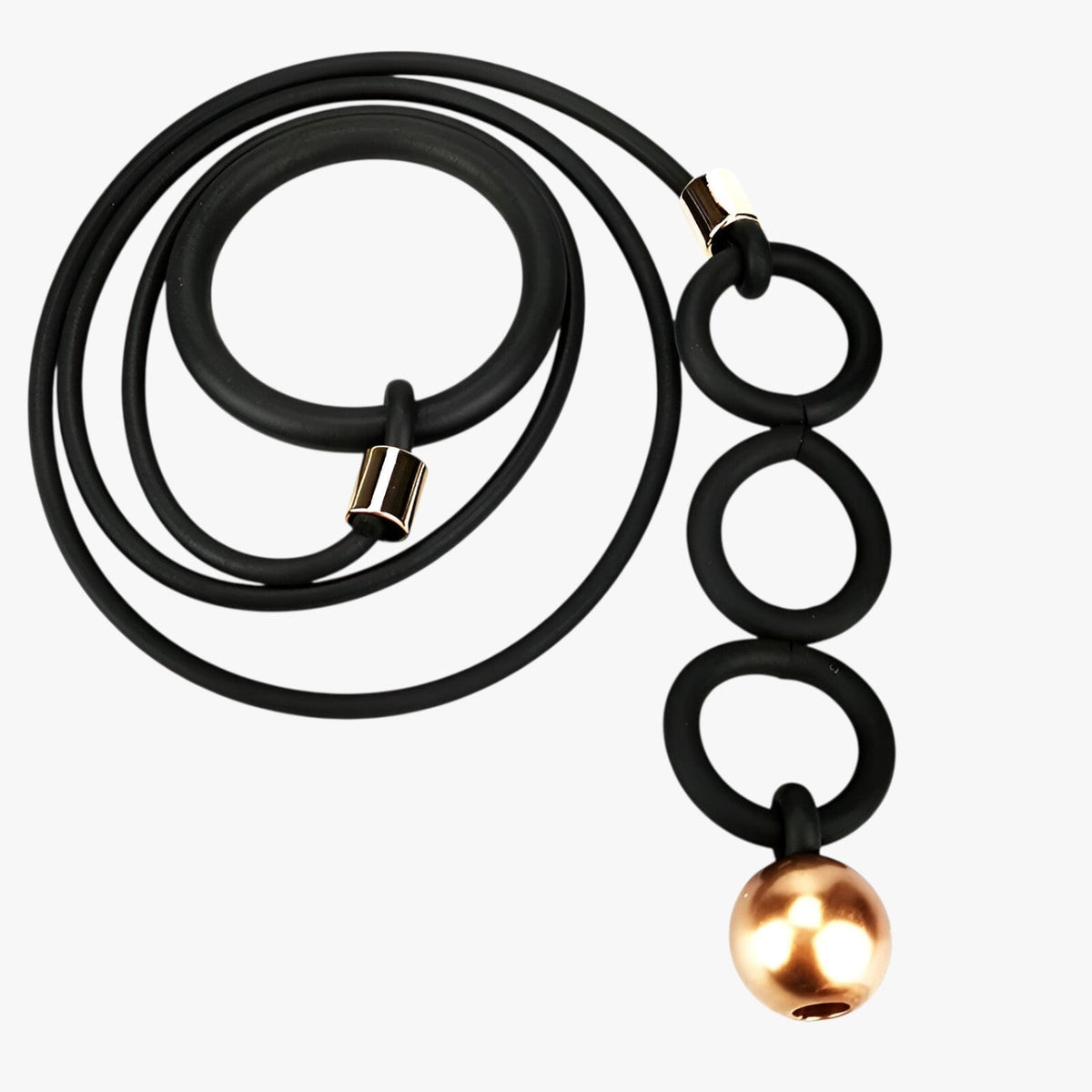 Adjustable Necklace with Large Pearl Pendants