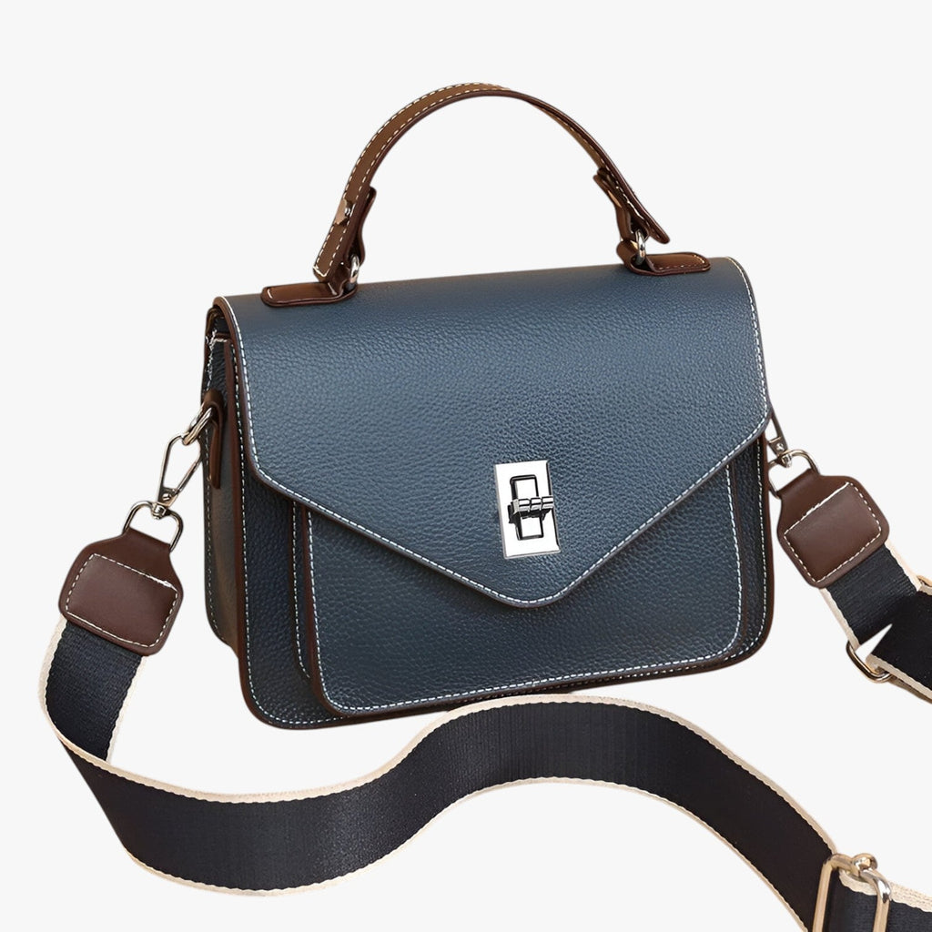 Timeless Smooth Genuine Leather Handbag in Four Colours