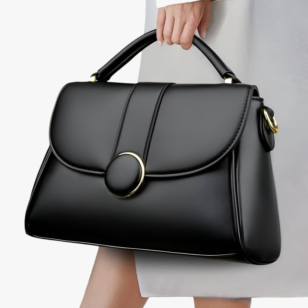 Compact Clean-Lined Lightweight Everyday Shoulder Bag