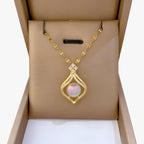 Parelketting met zeemeermin-geïnspireerde details