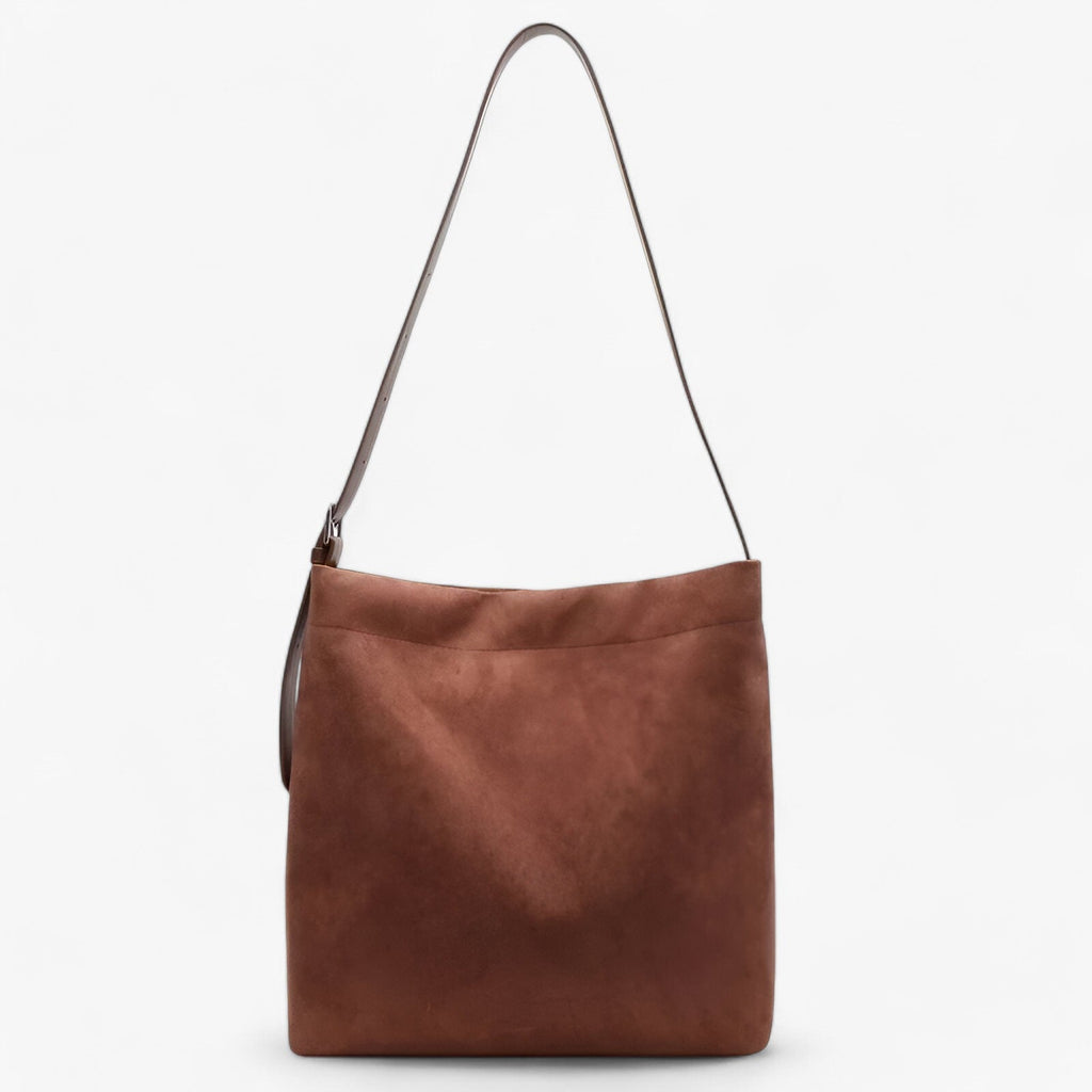 Classic Suede Leather Shoulder and Crossbody Bag