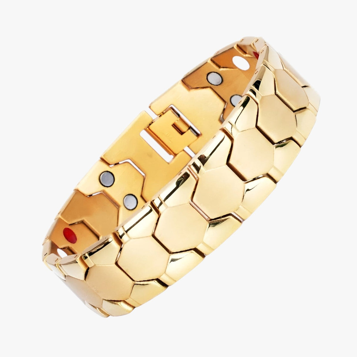 Geometric Link Bracelet with Removable Sections