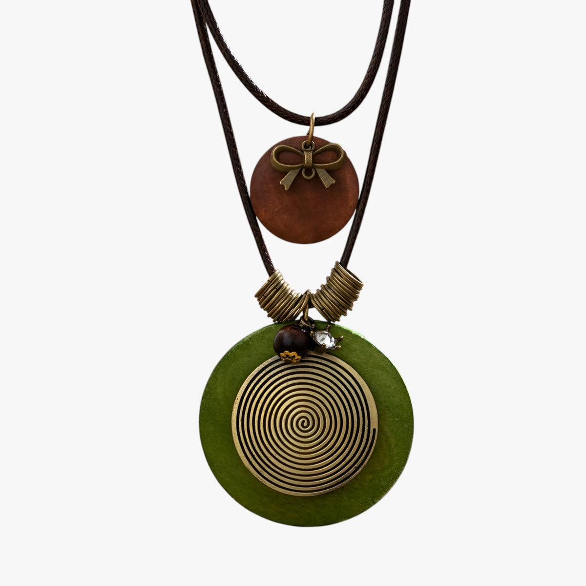 Kabelketting met vintage-effect en hanger