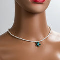 Turquoise zeesterketting