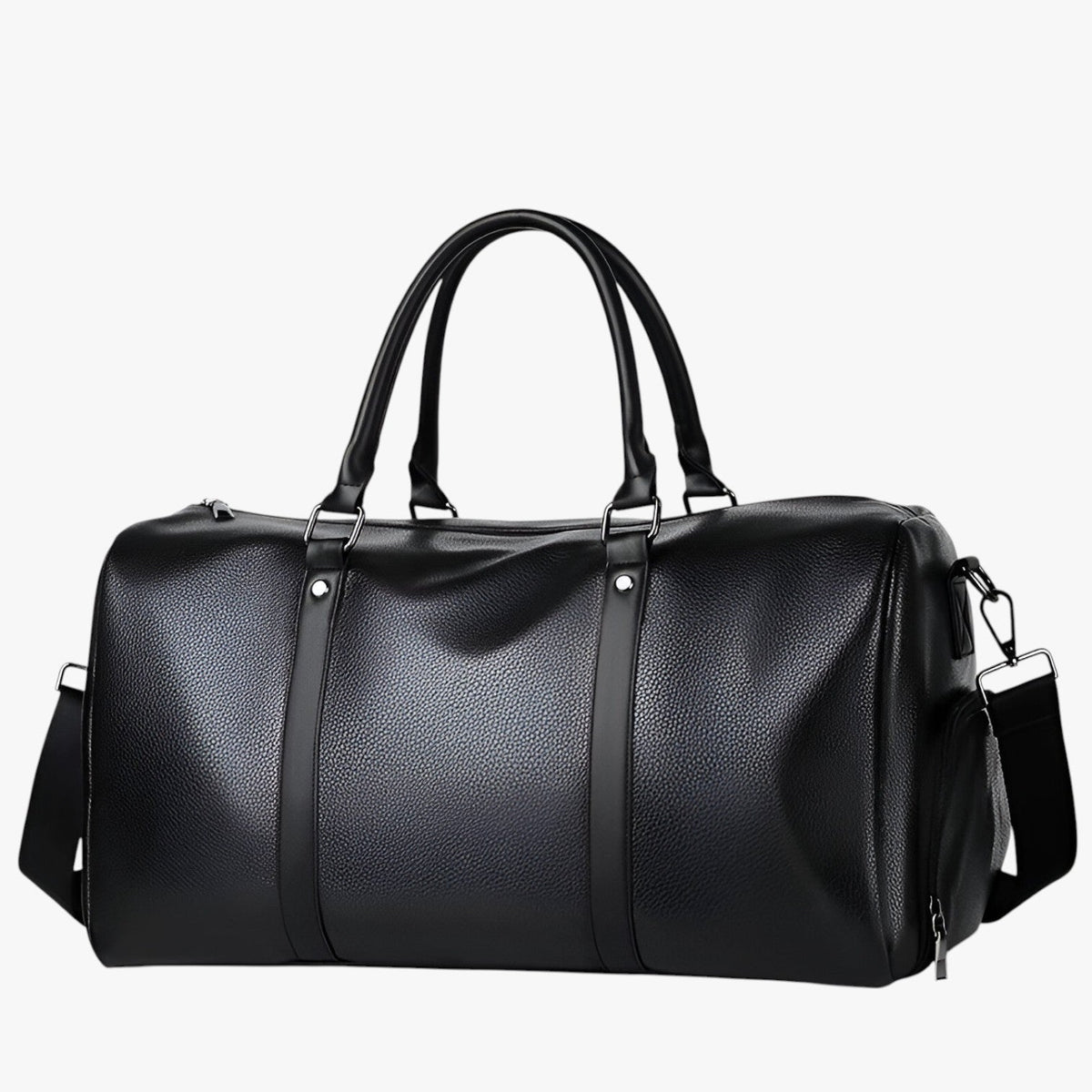 Men's Elegant Leather Weekend, Work and Gym Travel Bag