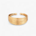 Gelaagde bangle in vintage goudkleur