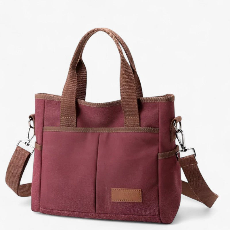 Spacious Canvas Shoulder and Weekend Travel Bag
