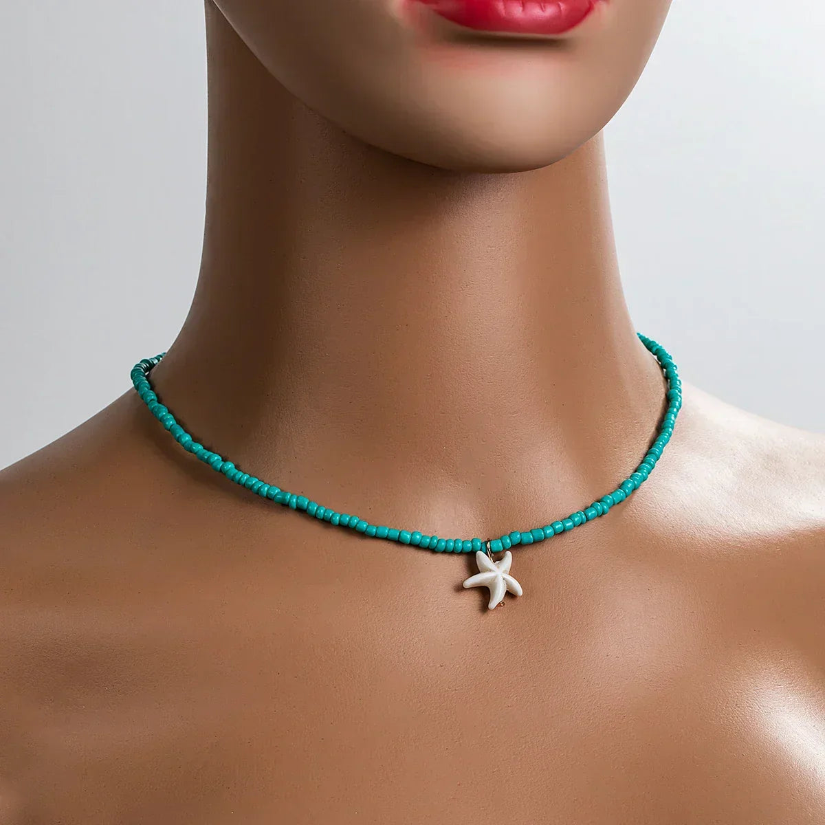 Turquoise zeesterketting