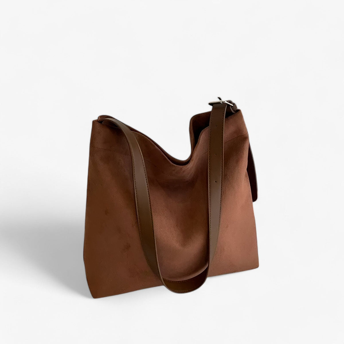 Classic Suede Leather Shoulder and Crossbody Bag