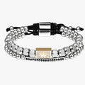 Set van twee armbanden met kroondetail