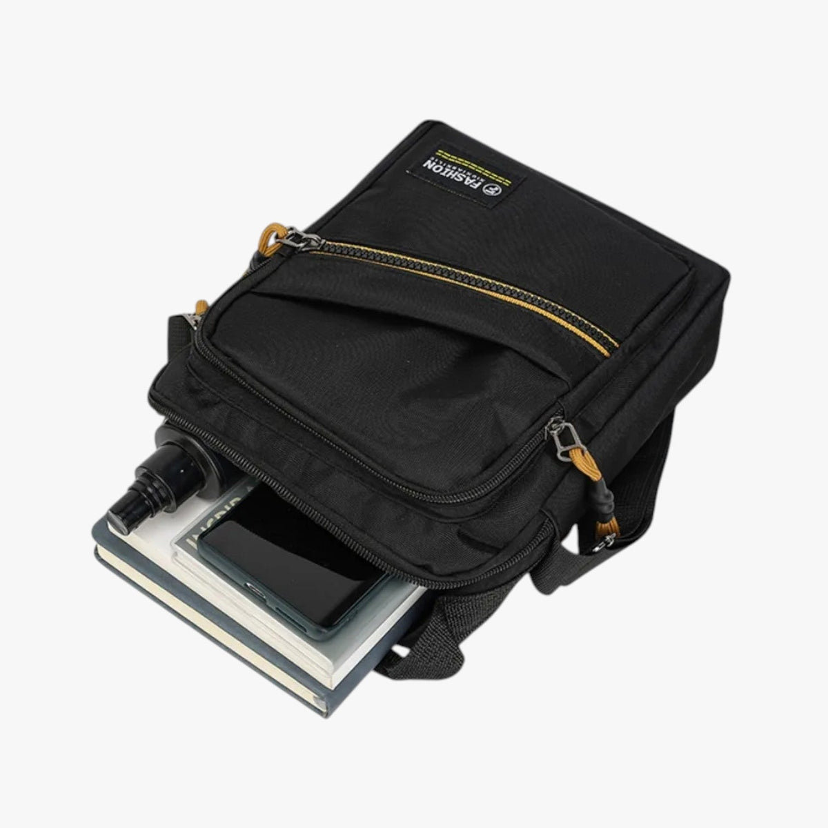 Men's Anti-Theft Travel Messenger Bag with Laptop Space