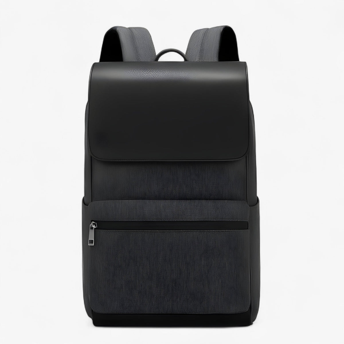 Matte Black Shock-Resistant Hard Shell Laptop Backpack
