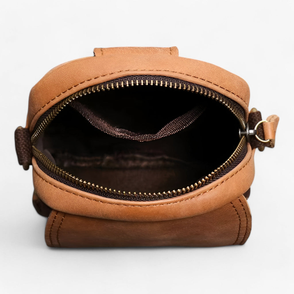 Lightweight Retro Ox Leather Commuter Bag