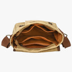 Vintage Waxed Canvas Anti-Theft Travel Shoulder Bag