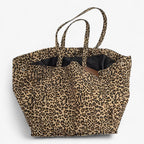 Bold Leopard Print Shoulder Bag with Large Compartment