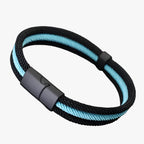 Nautical Rope Bracelet with Knot and Removable Clasp