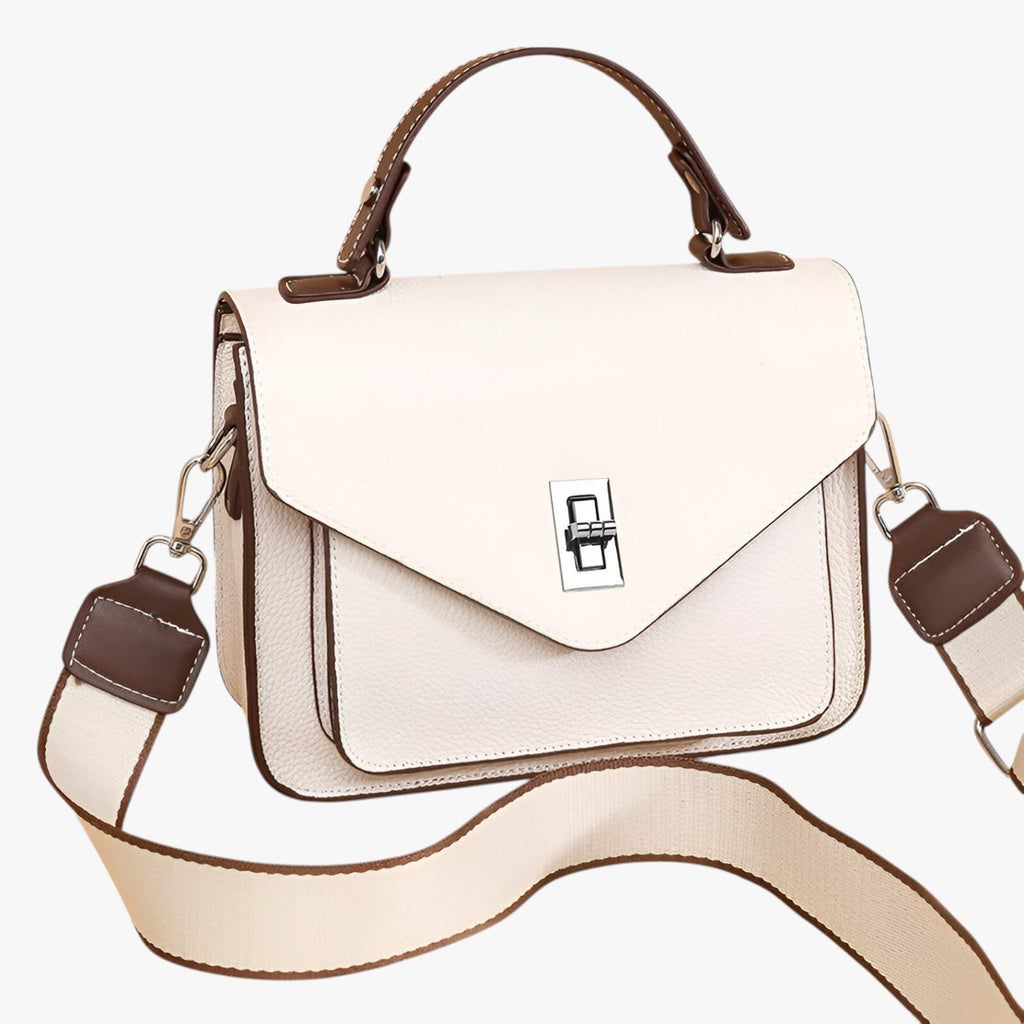 Timeless Smooth Genuine Leather Handbag in Four Colours