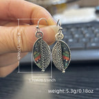Bohemian Colourful Leaf Earrings
