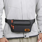 Men's Waterproof Anti-Theft Waist Bag for Hiking