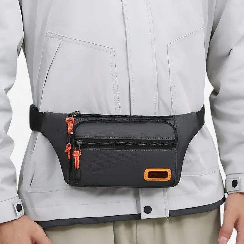 Men's Waterproof Anti-Theft Waist Bag for Hiking