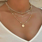 Collar Necklace in Two Tones
