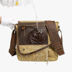 Vintage Waxed Canvas Anti-Theft Travel Shoulder Bag