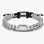 Set van twee armbanden met kroondetail