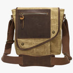 Vintage Waxed Canvas Anti-Theft Travel Shoulder Bag