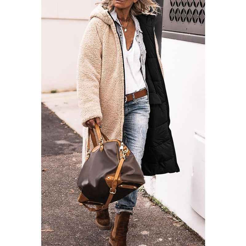 Reversible Winter Coat with Two Looks in One Warm Layer