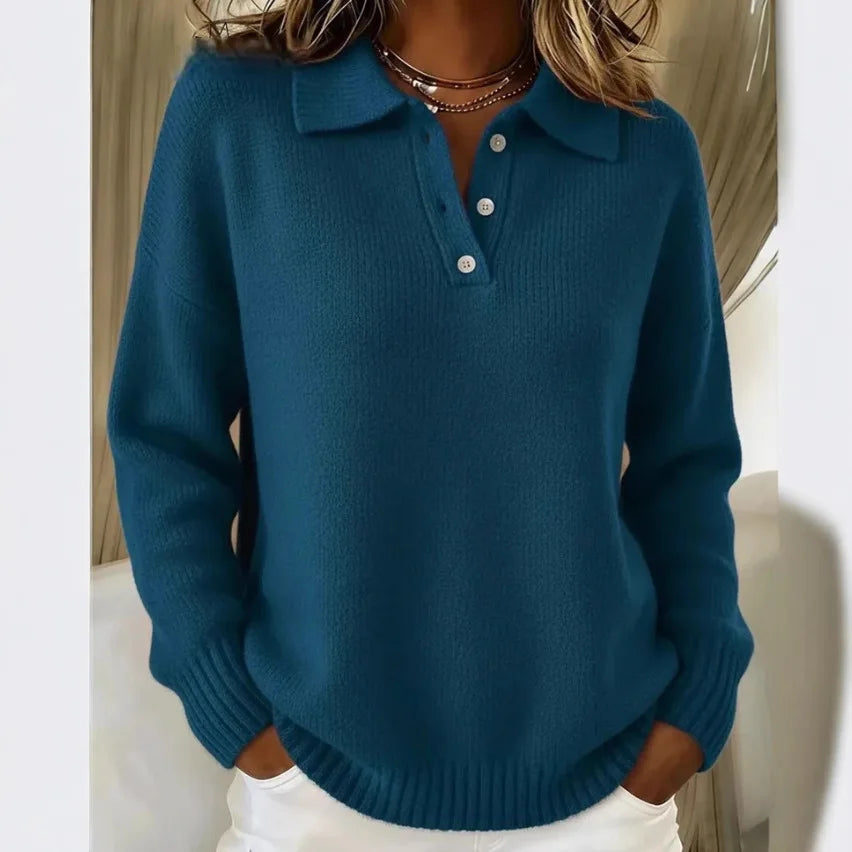 Soft Knit Jumper with a Relaxed Fit and Easy Layering Shape
