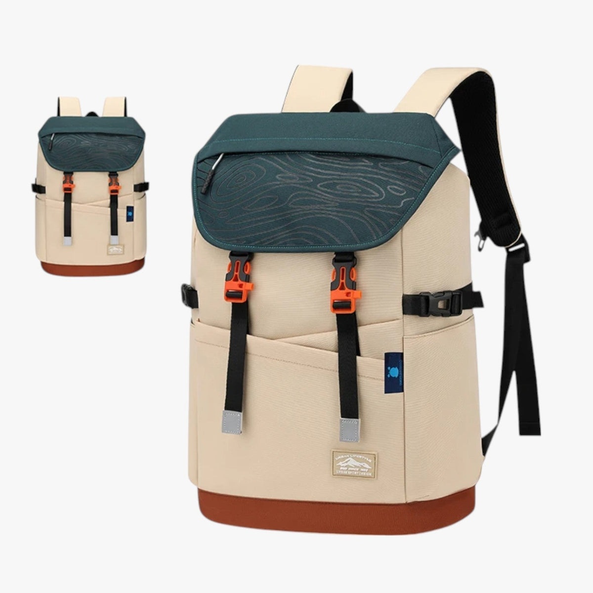 Compact 40L Cabin-Friendly Travel Backpack with Laptop Space