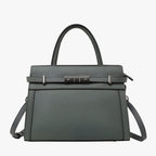 Genuine Cowhide Leather Slim Everyday Handbag