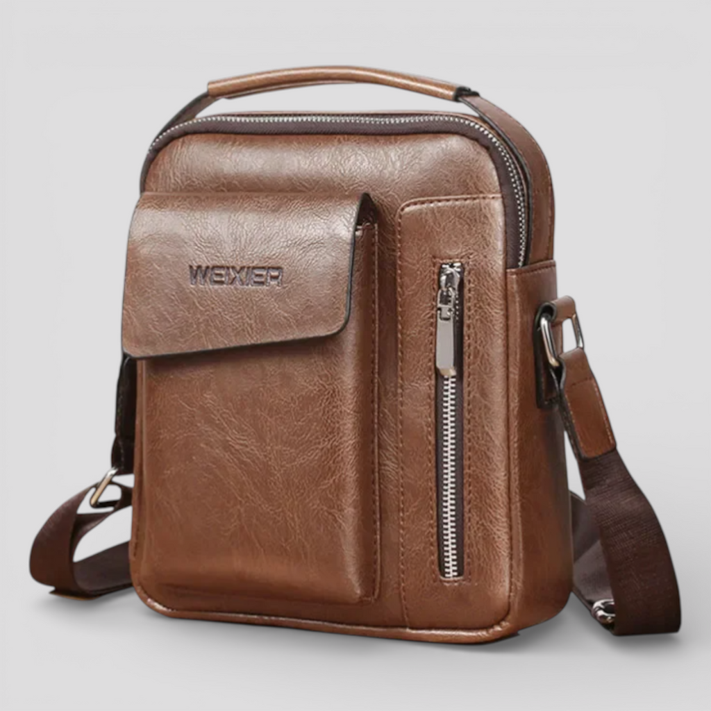 Men's Spacious Casual Crossbody Bag for Tablet and Essentials