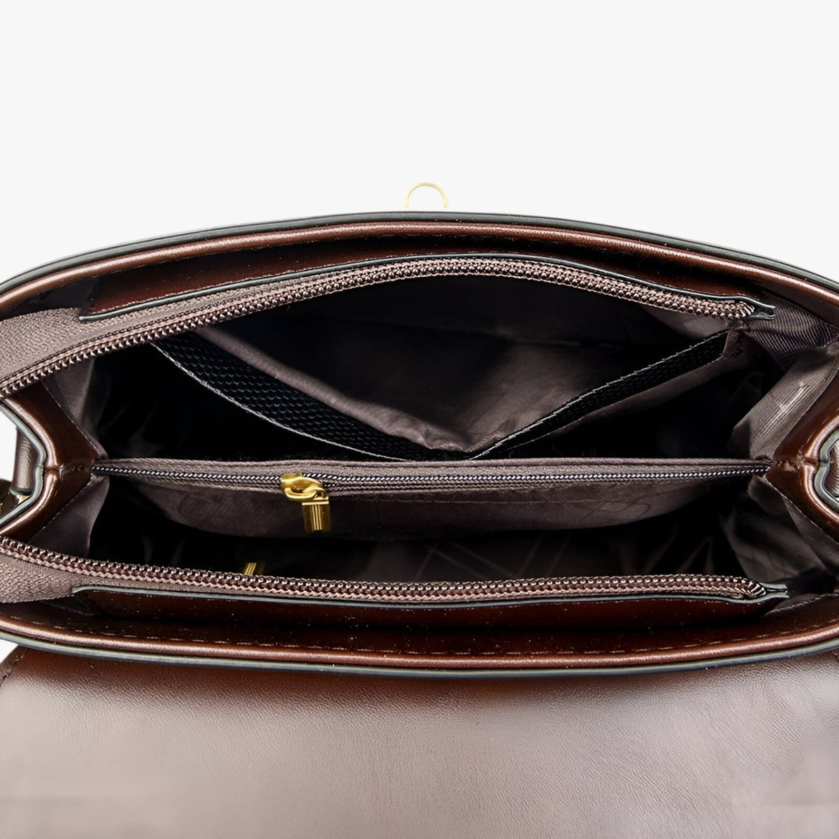 Smooth Leather Convertible Shoulder and Crossbody Bag