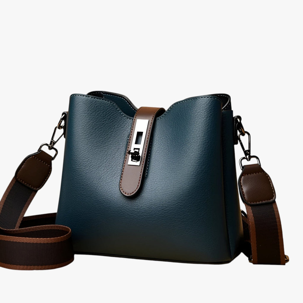 Soft PU Leather Clean-Lined Everyday Shoulder Bag