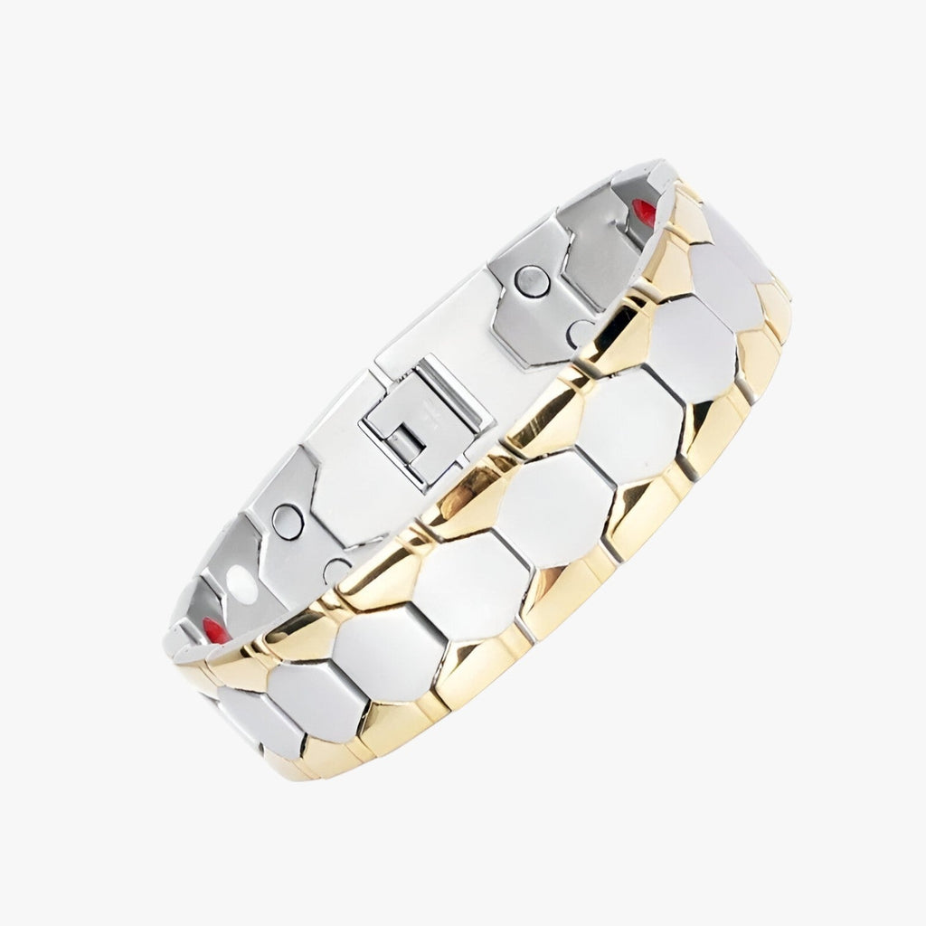 Geometric Link Bracelet with Removable Sections