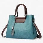 Soft Flexible Leather Two-Way Shoulder and Crossbody Bag
