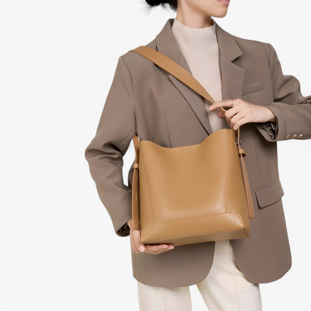 Large-Capacity Chic Leather Everyday Shoulder Bag