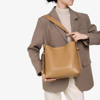 Large-Capacity Chic Leather Everyday Shoulder Bag