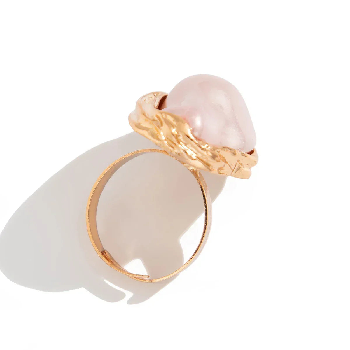 Chunky Baroque Pearl Cocktail Ring